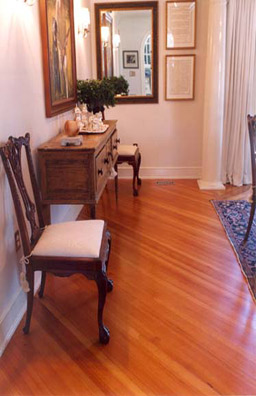 >Vertical Grain New Heart Pine