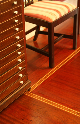 Hard Wood Floor Striping
